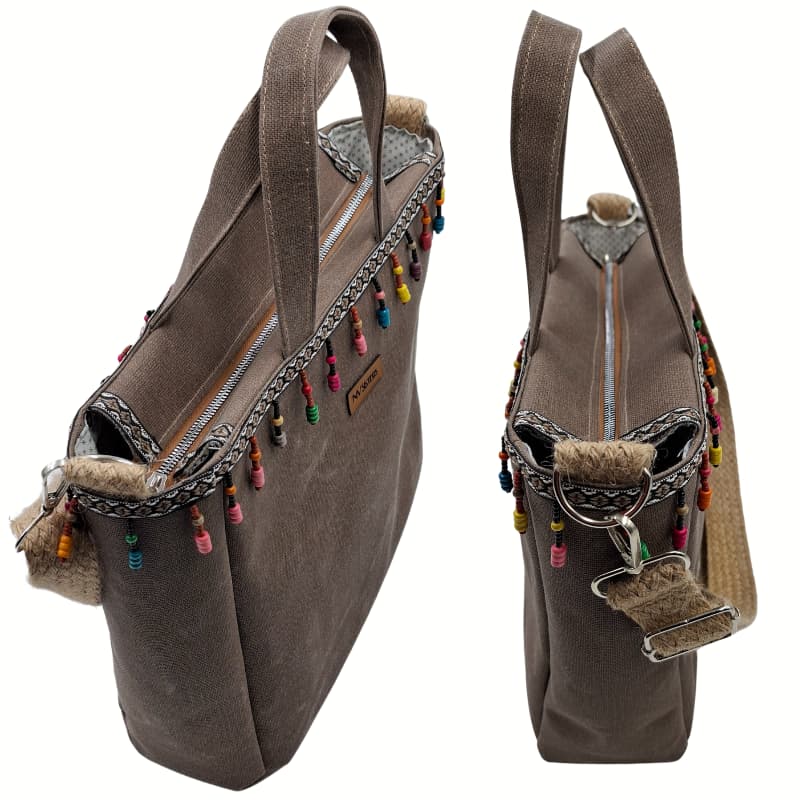 حقيبة نسائية صيفية من القماش المشمع من NVsisters