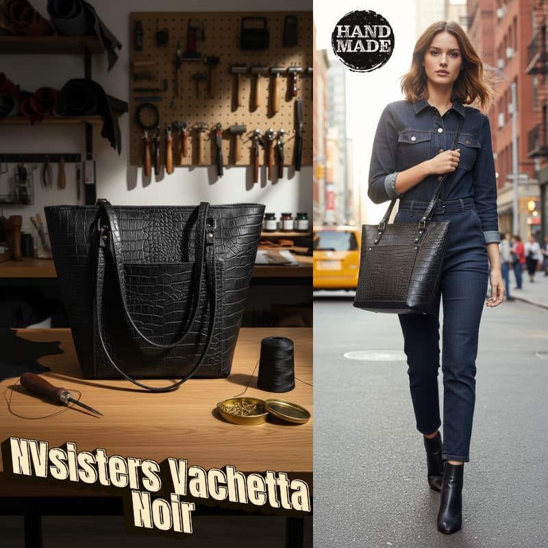 حقيبة NVsisters Vachetta Noir – أسود